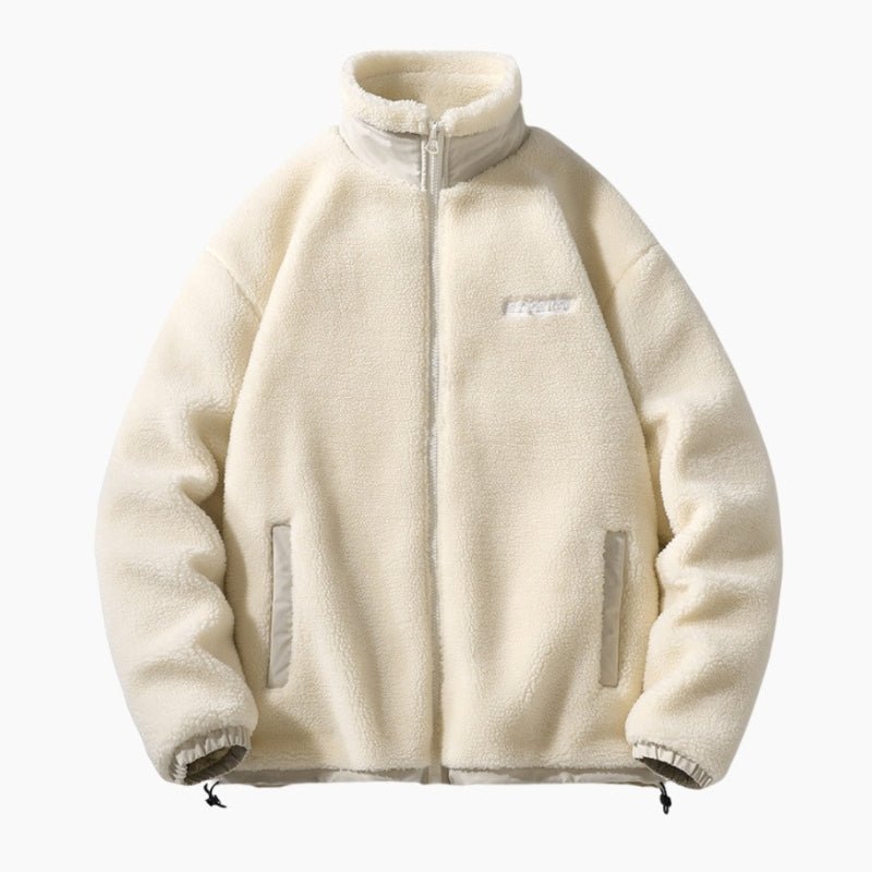 Veste Sherpa Homme Beige 1