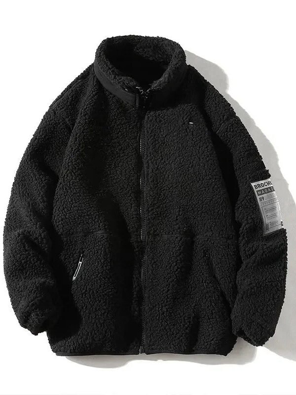 Veste Bouclette Femme Noire